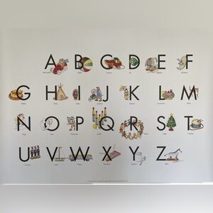NEW Nursery FRENCH ALPHABET POSTER